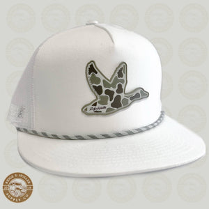 Marshland Duck Men's Hat - White/Grey