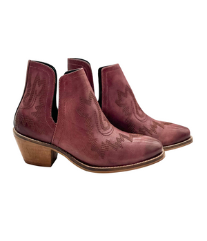 Kickin' Booties in Burgundy