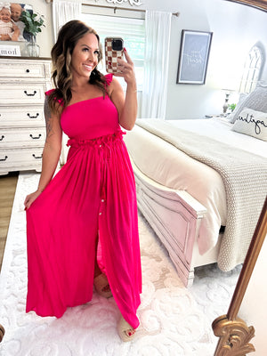 Stand By Me Two Piece Set - Fuchsia