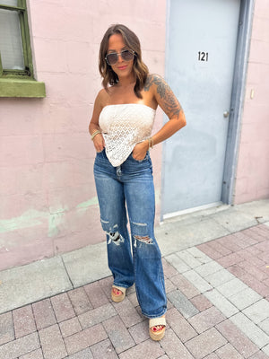 Drake High Rise Rigid Vintage Flare Jeans