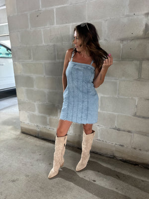 Something You Proof Denim Dress