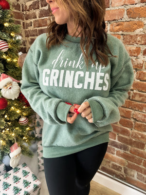 Drink Up Grinches Inverted Sweatshirt