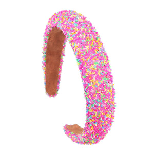 All Things Confetti Headband - Rose