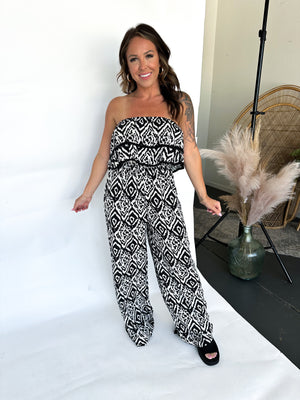 Easy Going Strapless Jumpsuit
