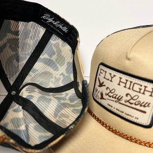 Fly High Lay Low Men's Hat - Tan