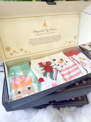 Christmas Cozy Knit Sock Gift Set - Nutcracker