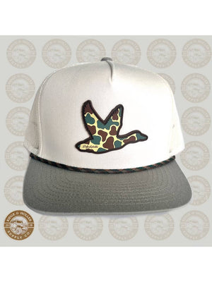 Marshland Duck Men's Hat - Cream/Grey