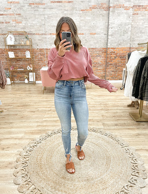 Brynn High Rise Ankle Skinny Jeans