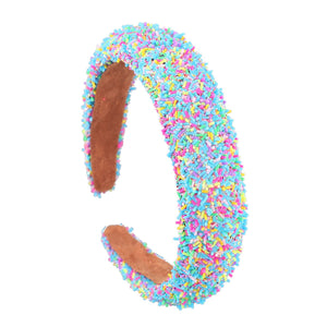 All Things Confetti Headband - Blue