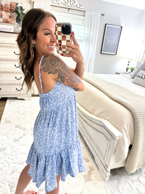 Wonderin' Bout The Wind Printed Sundress