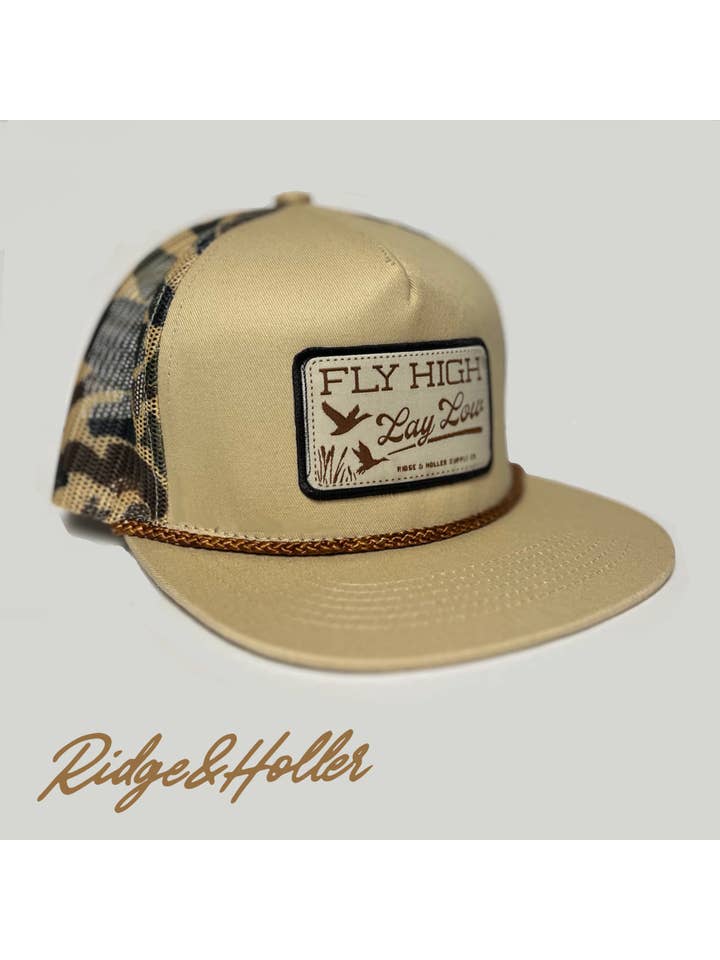 Fly High Lay Low Men's Hat - Tan