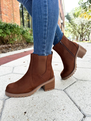 Gracie Suede Booties