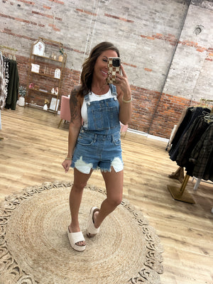 Now Or Never Short Overalls