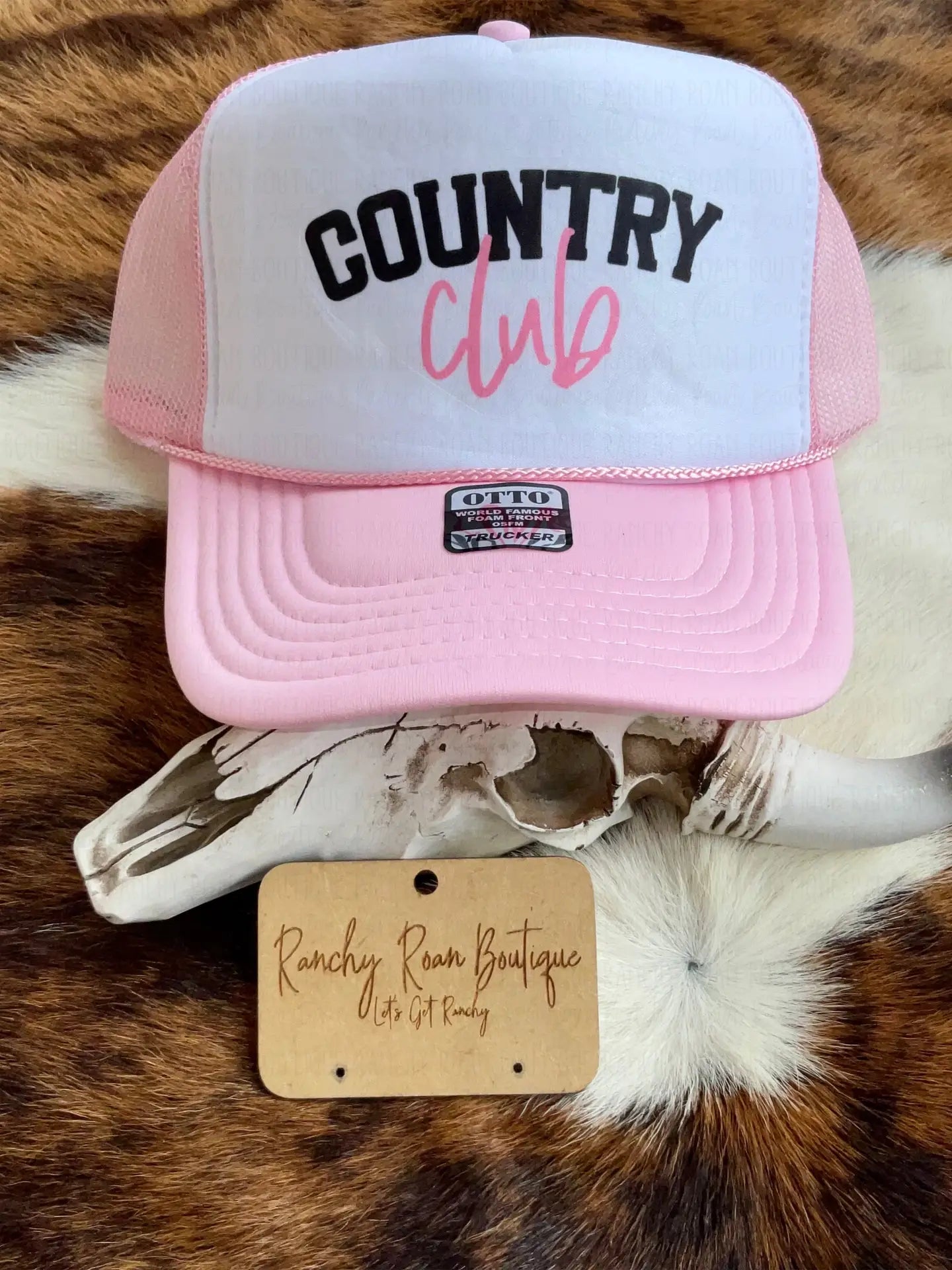 Country Club Western Foam Trucker Hat