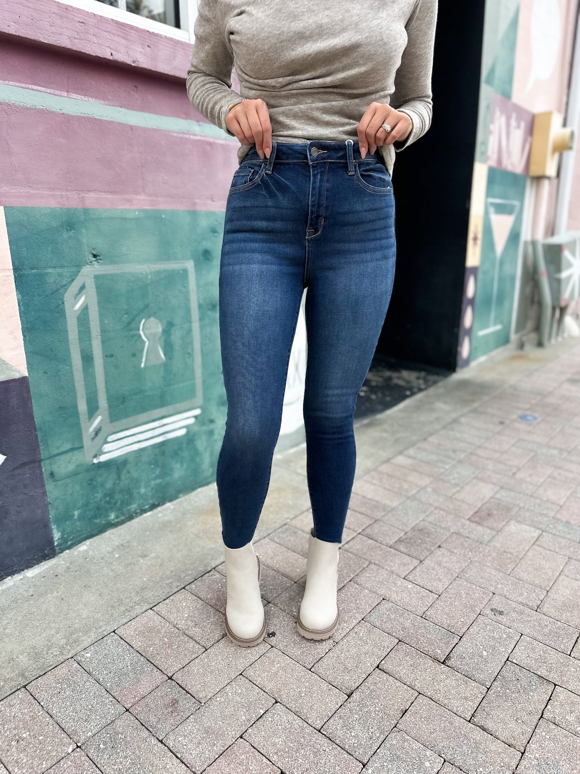 Lindsey High Rise Classic Skinny Jeans