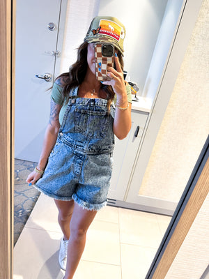 She's Gone Country Denim Overalls