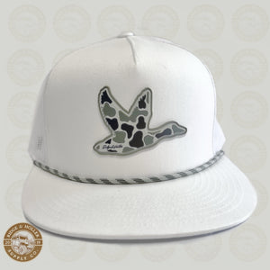Marshland Duck Men's Hat - White/Grey
