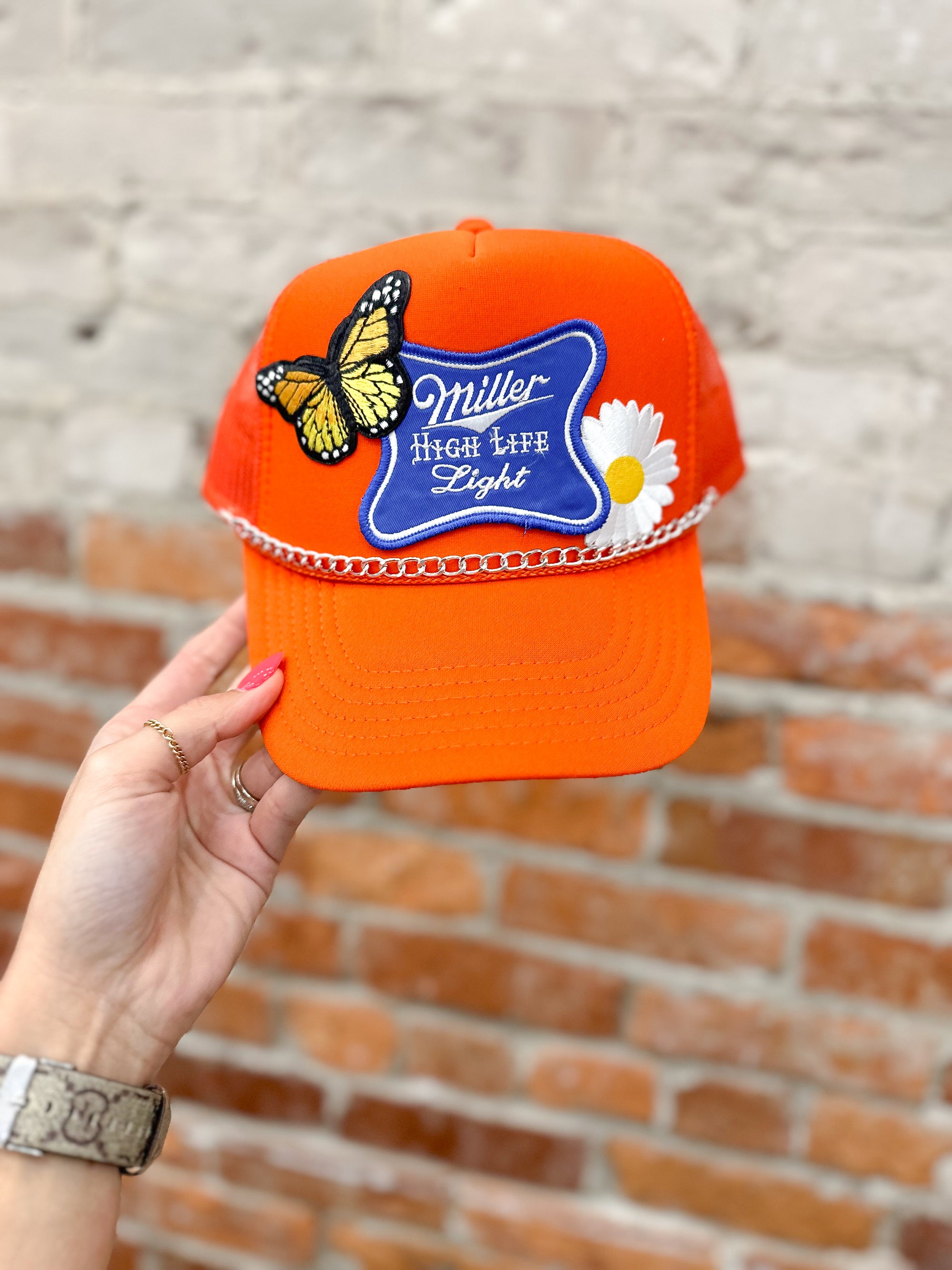 Pre-Made Miller Light Trucker Hat