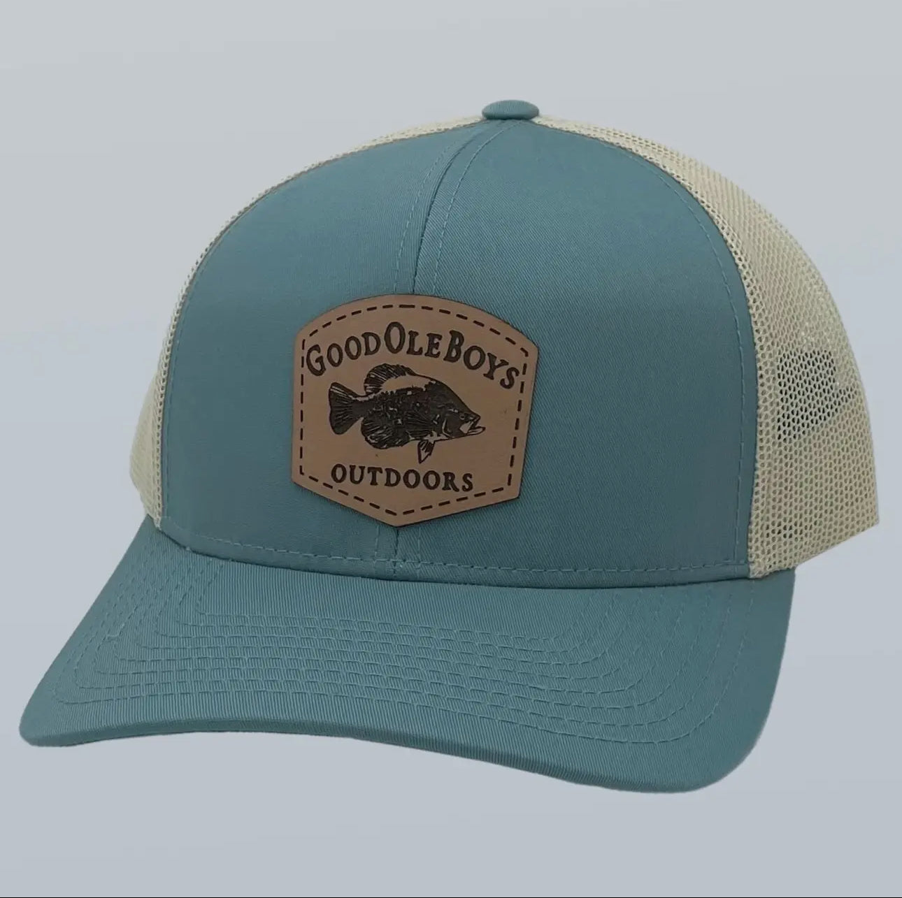 GOB Crappie Patch Men's Hat - Smoke Blue