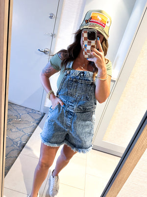 She's Gone Country Denim Overalls