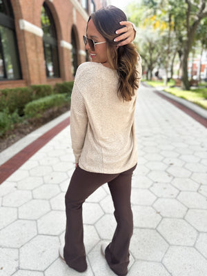 Perfect Match Knit Sweater - Natural