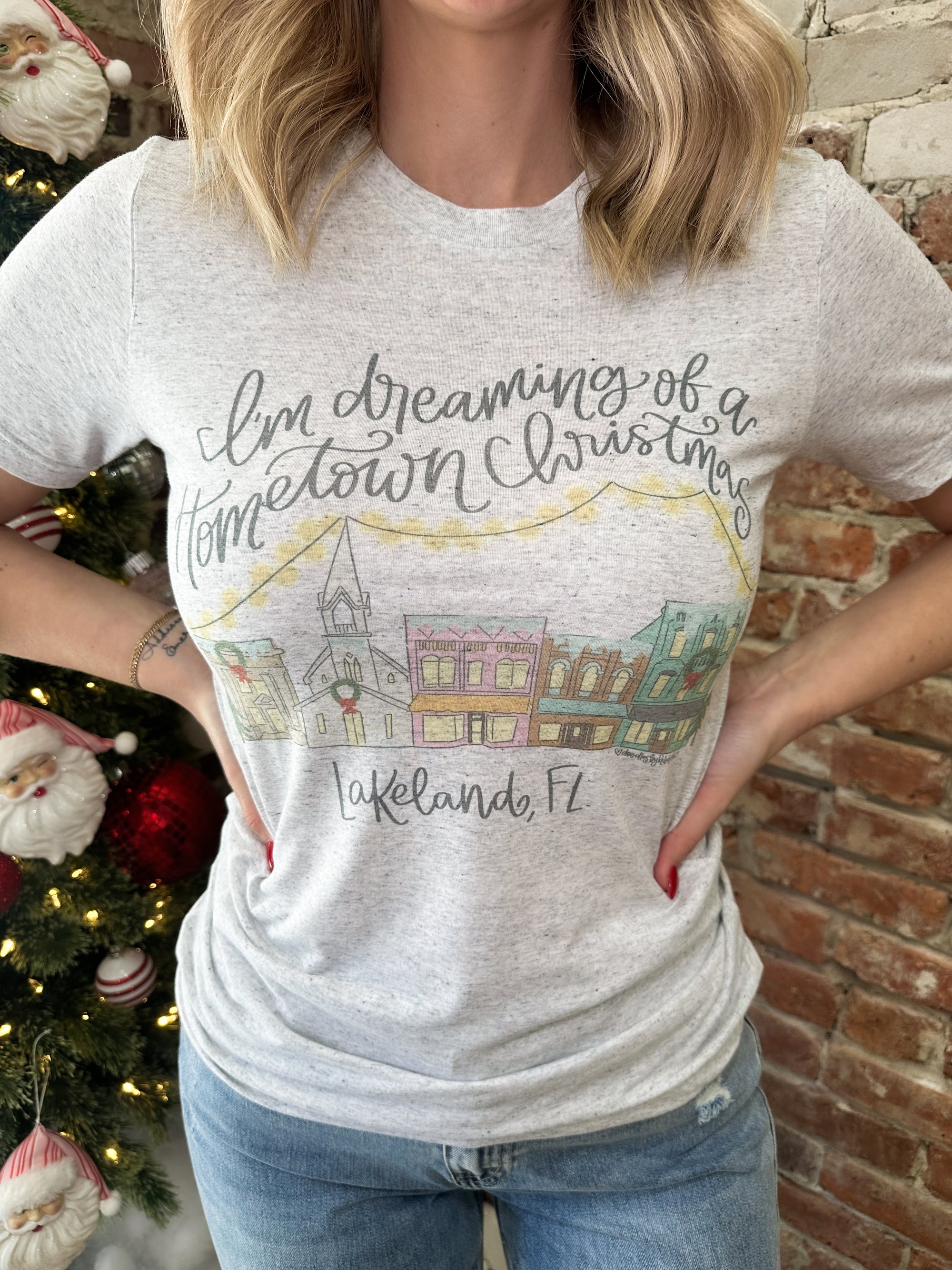 Hometown Christmas Lakeland, FL Tee