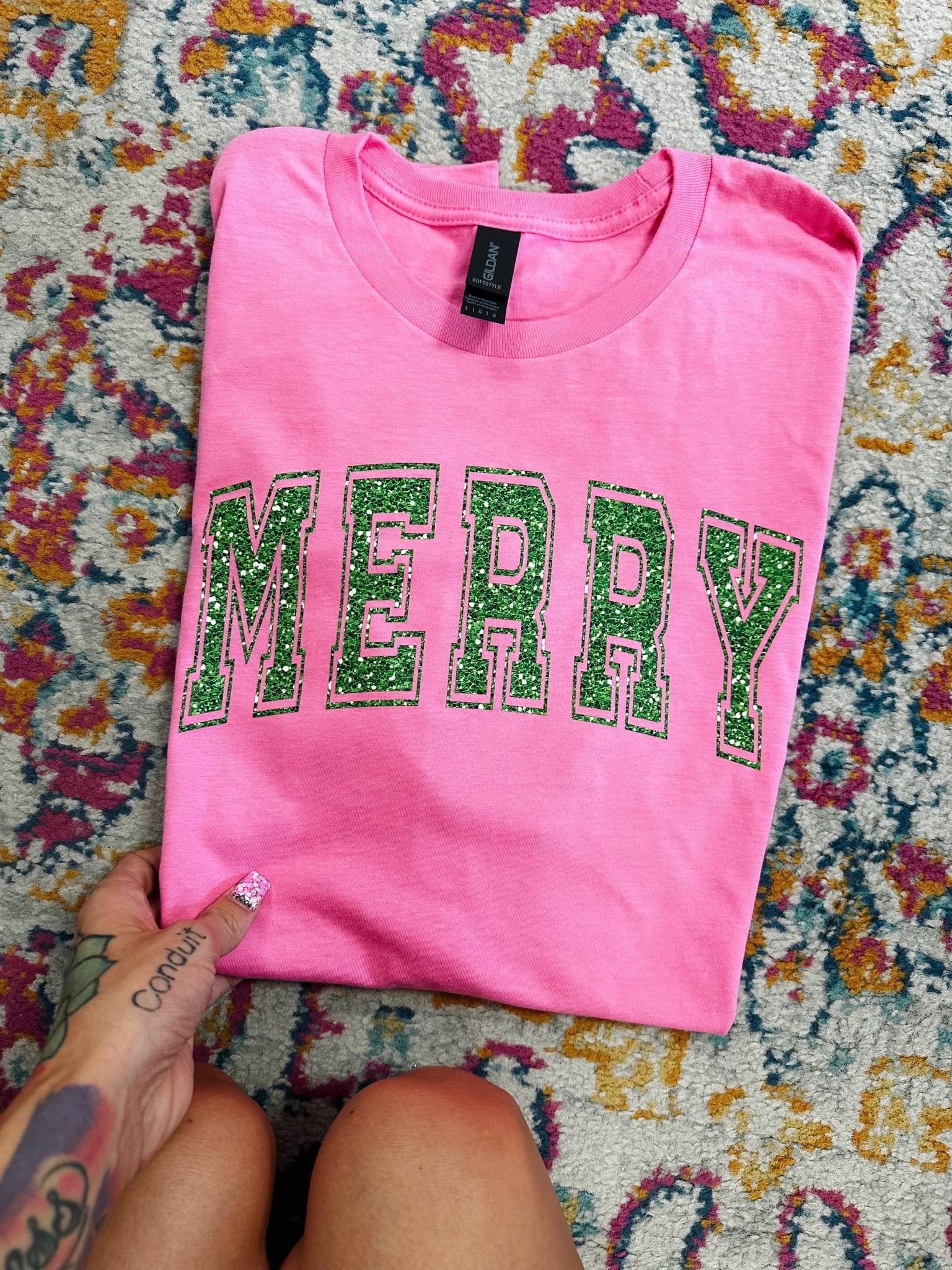 Varsity Merry Tee - PREORDER