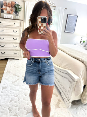 Something About Her Ribbed Cami Top - Purple