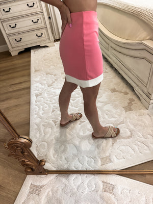Feeling Fancy Scallop Hem Mini Skirt