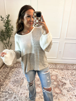 Countless Compliments Colorblock Sweater