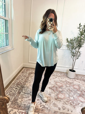 Make Your Mark Long Sleeve Top - Mint