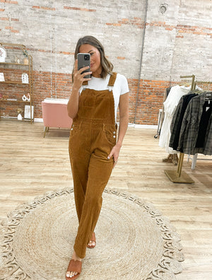 She's Got Secrets Corduroy Overalls