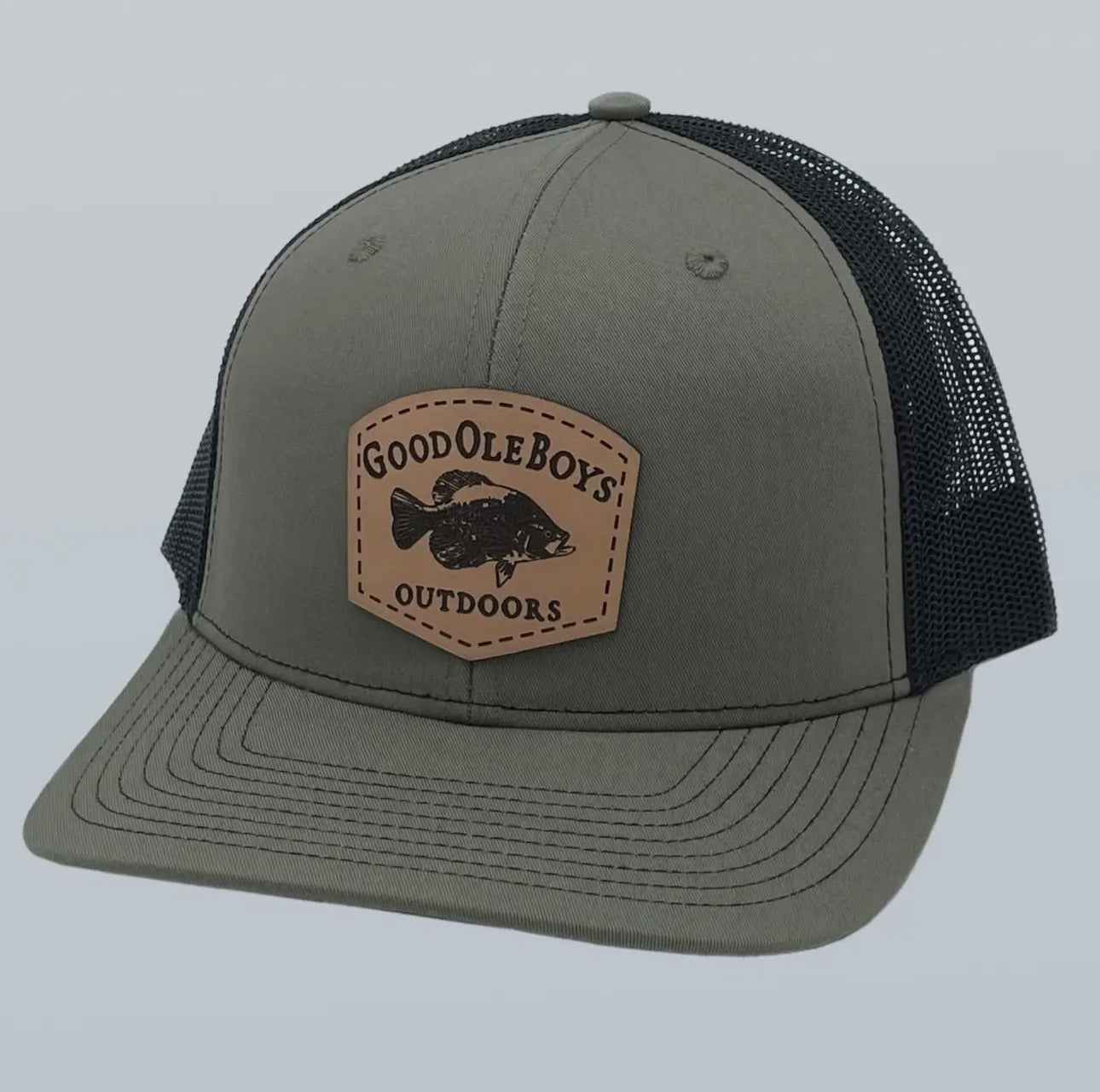 GOB Crappie Patch Men's Hat - Army Green