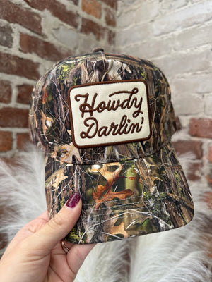 Howdy Darlin' Trucker Hat - Camo