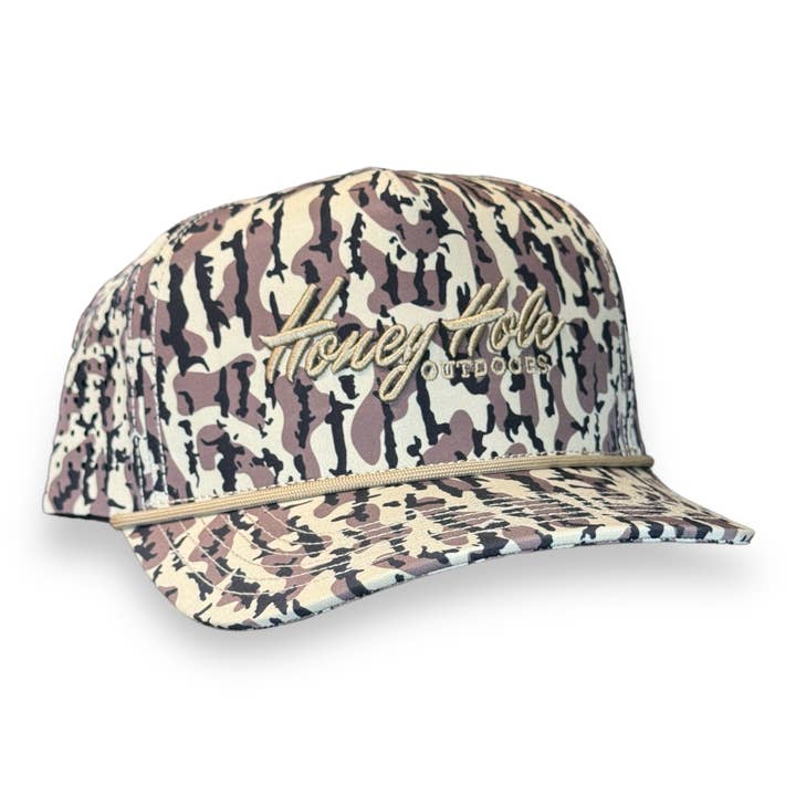 Honey Hole Performance Men's Hat - Camo