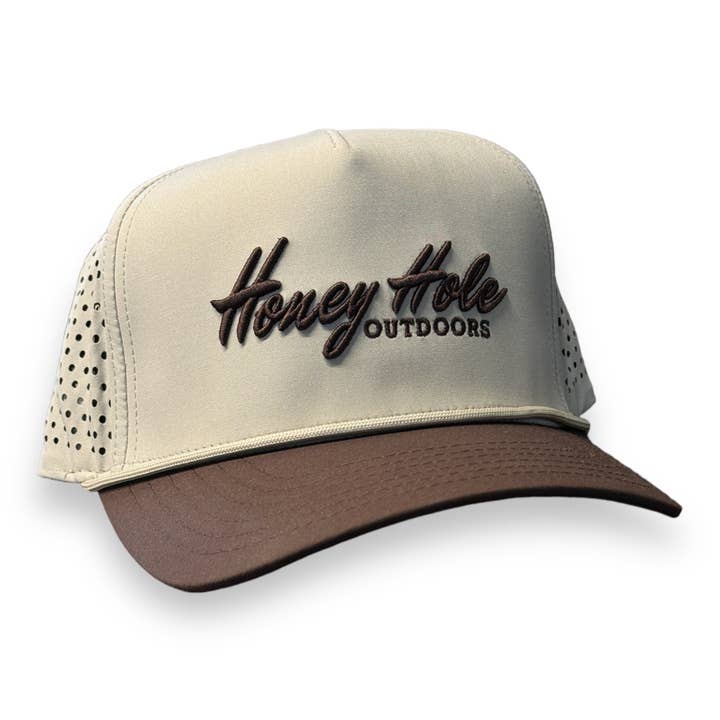 Honey Hole Performance Men's Hat - Tan