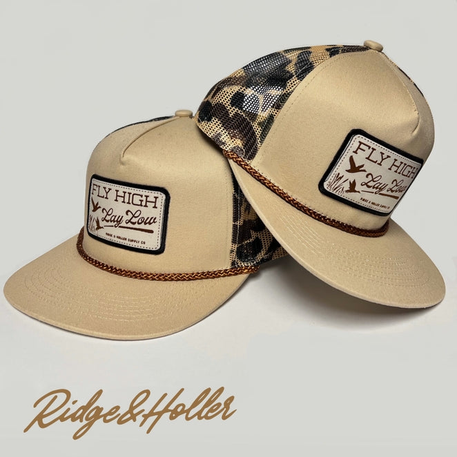 Fly High Lay Low Men's Hat - Tan