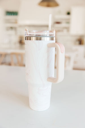 40oz Stainless Steel Tumbler, Marble